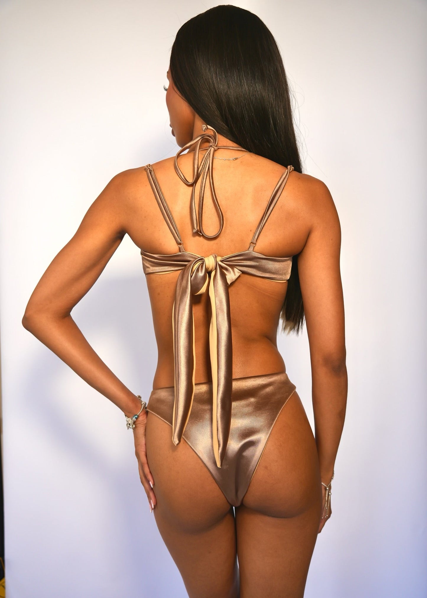 Bronze Soleria Bikini Bottom